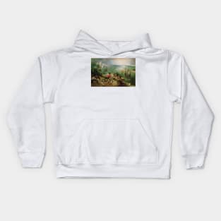 Pieter Bruegel Icarus Kids Hoodie